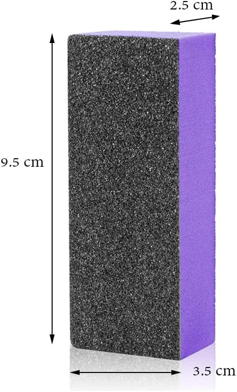 Hot Selling 4 Way Nail File, 2 Pcs Nail Buffer Sanding Block Manicure Art Tool Shiner Polisher for Women and Men, Sponge Nail Polishing Tool Kits for Professional Salon Home Use