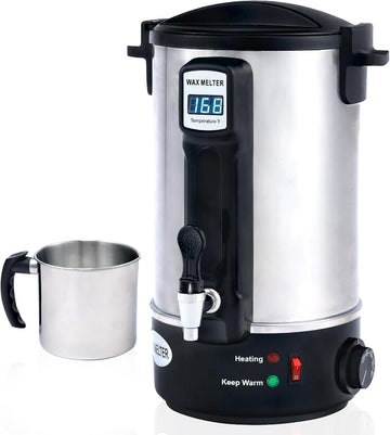 High Quality Wax Melting Pot 8.45Qts/17Lbs, Electric Non-Stick Candle Wax Melter Pot 8L, DIY Candle Making Kit for Adults, Soy Wax and Beeswax Candle Maker