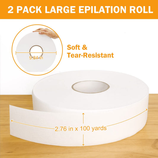 Wholesale Non-woven Wax Strip Roll for Body and Facial Hair Removal, Tear-Resistant Waxing Paper for Eyebrow, Leg Removal, Salon Grade