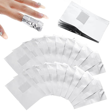 Hot Sale Nail Foil Wraps, Nail Polish Remover Aluminium Gel Soak Off Foils Finger Nails Polish Remover Cotton Pads Removal Tool for Removing Nails Polishes