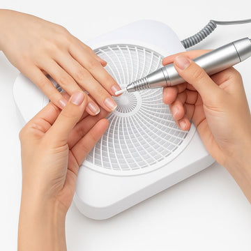 High quality Nail Dust Collector with Lamp, Electric Nail Vacuum Cleaner Dust Fan, Suction Machine for Manicure Acrylic Gel Nails Polishing, Nail Dust Collector Nail Tech Low Noise for Salon Home