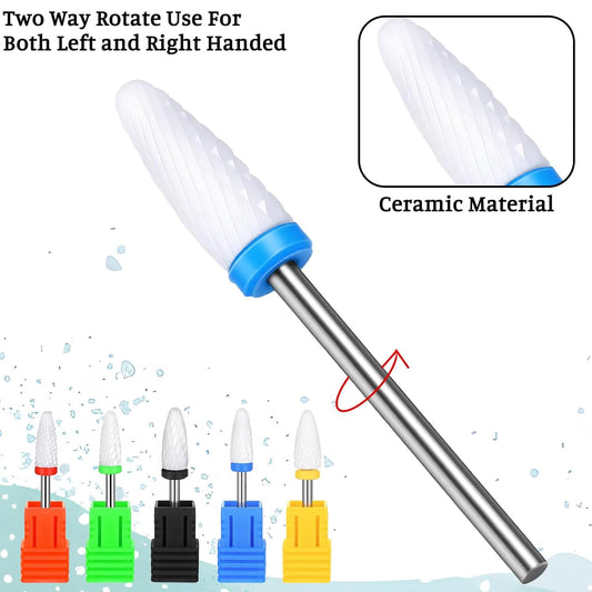 Hot Sale Ceramic Diamond Carbide Nail Drill Bits for Acrylic Gel Polish, Cuticle Efile Remover for Manicure Pedicure