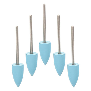 Silicone Nail Drill Bit Set Grit for Nails Polishing Grinding Tools Cuticle Drill Bits for Manicure Pedicure Care Supply Salon Use