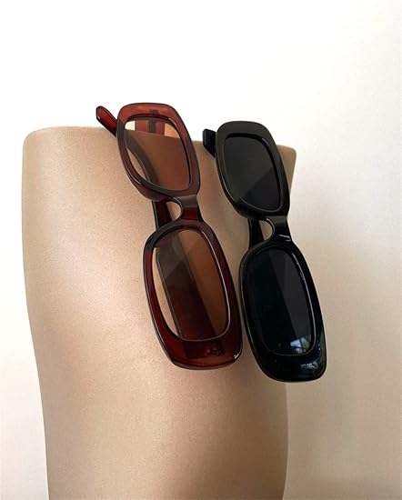 High quality Sunglasses for Women Men Retro 90s Sunglasses Womens Trendy Rectangular Sun Glasses  Unisex Stylish 2025