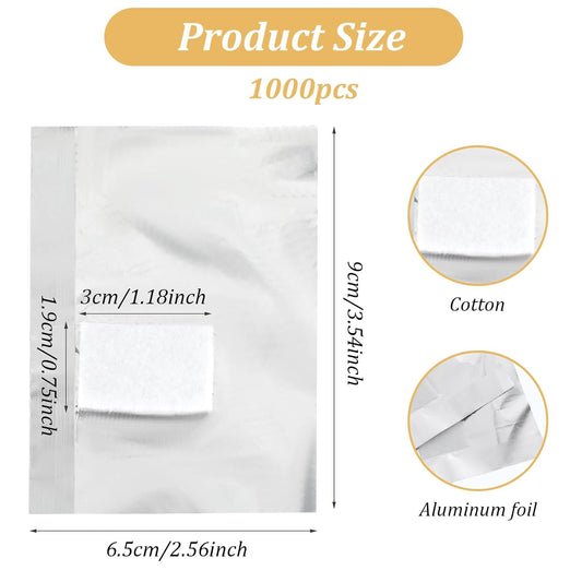 Hot Sale Nail Foil Wraps, Nail Polish Remover Aluminium Gel Soak Off Foils Finger Nails Polish Remover Cotton Pads Removal Tool for Removing Nails Polishes