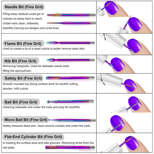 Hot Selling Nail Drill Bit Holder, Dustproof Rhinestones Drill Bit Organizer Case 30 Holes Efile Nail Tech Bits Storage Container Box Manicure Tools E file Accessories Collector for Salon, Travel, Home