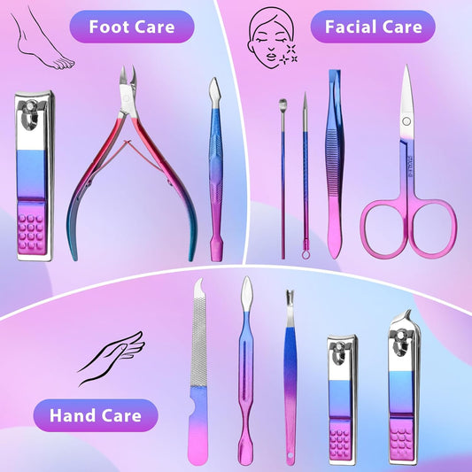 Wholesales Factory Price Manicure Set Nail Clippers, Fingernail & Toenail Clippers, Manicure Tools, pedicure tools,Suitable for Home, Workplace, Outdoor Travel, Gift Giving, Salon