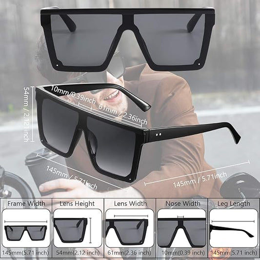 High quality Sunglasses Vintage Square Sunglasses Unisex Square Shade Glasses for Men Women
