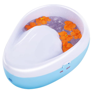 Electric Nail Soaking Bowl Manicure Soaking Bowl Bubble Jet Spa Massage Hand Bowl Nail Care Salon Machine for Softening Cuticles to Get Manicure
