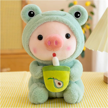 Best Price Pig Plush Pillow Pig Dressed Up As Frogs Tigers Rabbits Cute Plush Pillow Gifts for Boy Girl