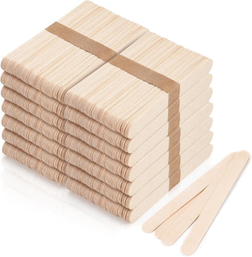 Wholesale Factory Wooden Wax Sticks for Body Legs Face Small Medium Large Sizes Eyebrow Waxing Applicator Spatulas for Hair Removal or Wood Popsicle Craft Sticks