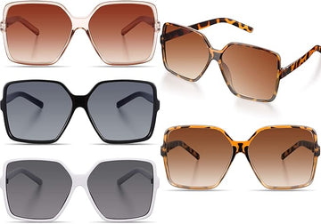 High quality Oversized Square Sunglasses for Women Multicolor Flat Top Sunglasses for Driving Fishing Hiking Golf Outdoor Sport