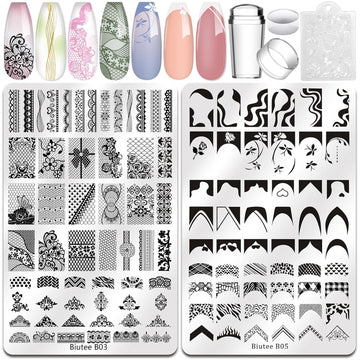 Best Price Patterns Nail Stamp Plate Aztec Nail Art Stencils Tribal Persia Nail Image Plate for DIY Print Manicure Salon Nail Design