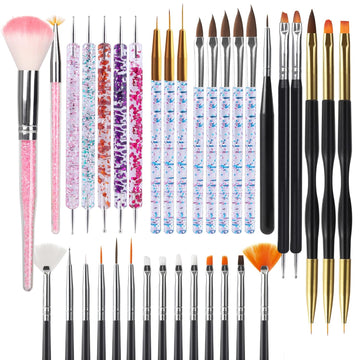 Good Price Nail Art Pens brushes,Nail Art Tool Set,Nail Dotting Tools,Nail Dust Brush,Striping Nail Art Brushes for Long Lines,Nail Drawing Pen For Salon and Home
