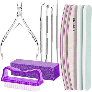 Best Price Nail Care Kit, Nail Files, Nail Buffer Block, Cuticle Nippers, Cuticle Trimmer, Cuticle Pusher, Nail Tools, Nail Kit, Pedicure & Manicure Tools, Nail Prep Kit, Manicure Kit for Women