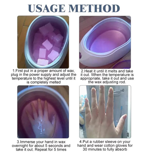 Best price Paraffin Wax Machine Hand Paraffin Heater Paraffin Wax Bath Electric Machine With Adjustable Temperature for Hand and Foot Care at Home for Smooth and Soft Skin