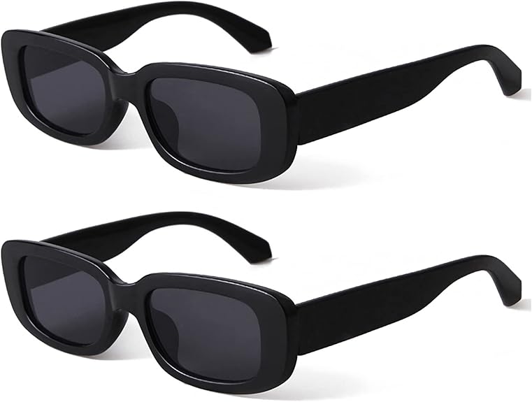 High quality Sunglasses for Women Men Retro 90s Sunglasses Womens Trendy Rectangular Sun Glasses  Unisex Stylish 2025