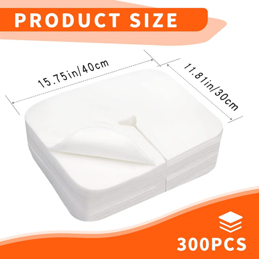 Disposable Face Cradle Covers, Disposable Massage Table Cover, Single Use Massage Bed Headrest Cushion Cover, Professional Massage Chair Face Cover for Skincare Beauty Salons