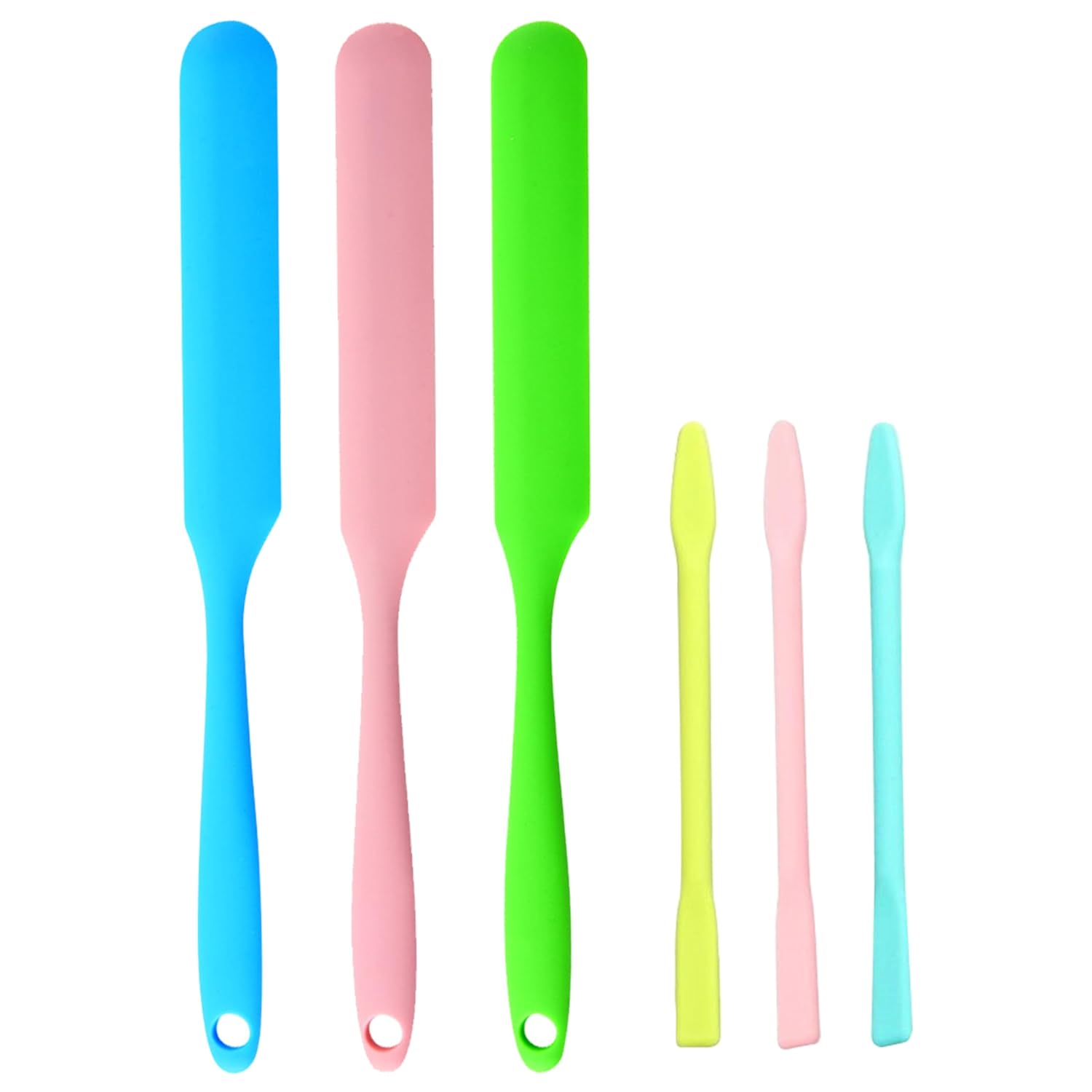 Best Price Wax Spatulas Set, Silicone Spatula Hair Removal Sticks Applicator Reusable Hard Wax Scraper,Eyebrow Wax Sticks For Home Salon Body Use