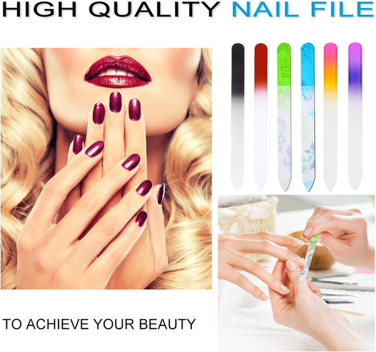 Hot sales Double Sided Finger Nail Files, Professional Manicure Nail Care for Women, Christmas Gifts Stocking Stuffers