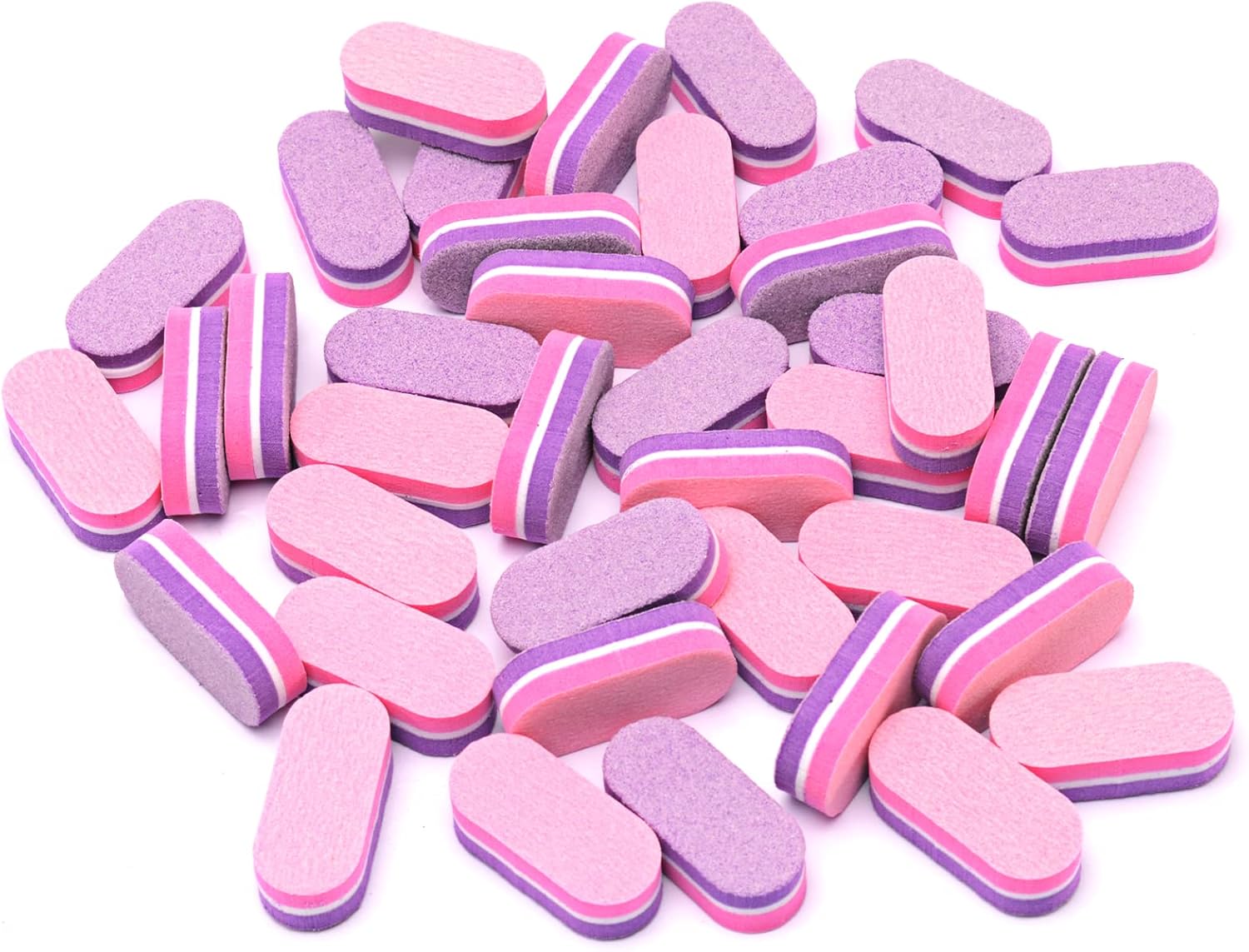 High Quality Buffers for Acrylic Nails and Natural Nails, 100/180 Grit Nail Buffer Block Nail File Bulk Small Buffing Blocks for Nail Buff Professional Manicure Set