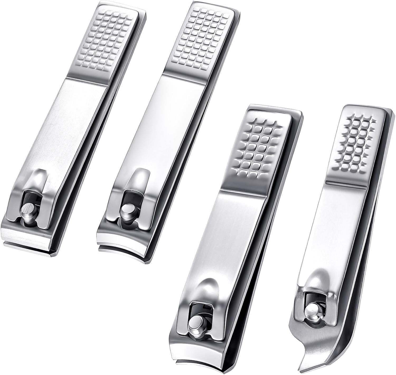 Professional Nail Clippers Flat Toenail Clippers Stainless Steel Toenail Clippers Manicure Pedicure Sturdy Trimmer Set for Men and Women