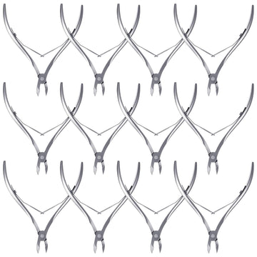 Wholesale Cuticle Trimmer Nippers Stainless Steel Nail Cutter with Pointed Sharp Blades Double Spring Dead Skin Clipper Scissor Pedicure Manicure Tool for Fingernails Toenails Care