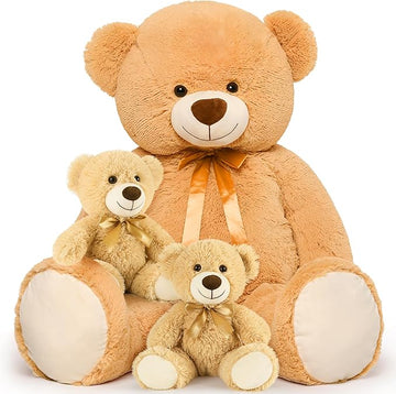 Hot Sale Teddy Bears with Babies, Large Mom and 2 Baby Bears for Baby Shower, Big Bear Stuffed Plush for Christmas, Valentine's Day.Birthday