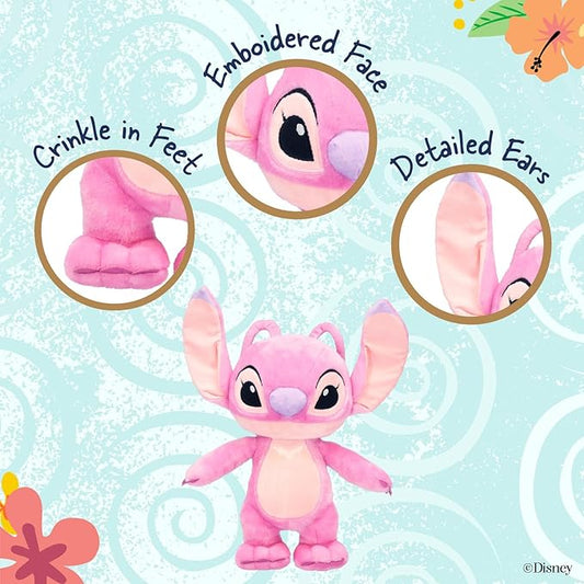 Wholesale Custom Cute Plush Toy for Toddler Boys and Girls, Gift for Kids, Pink Angel 16 Inches