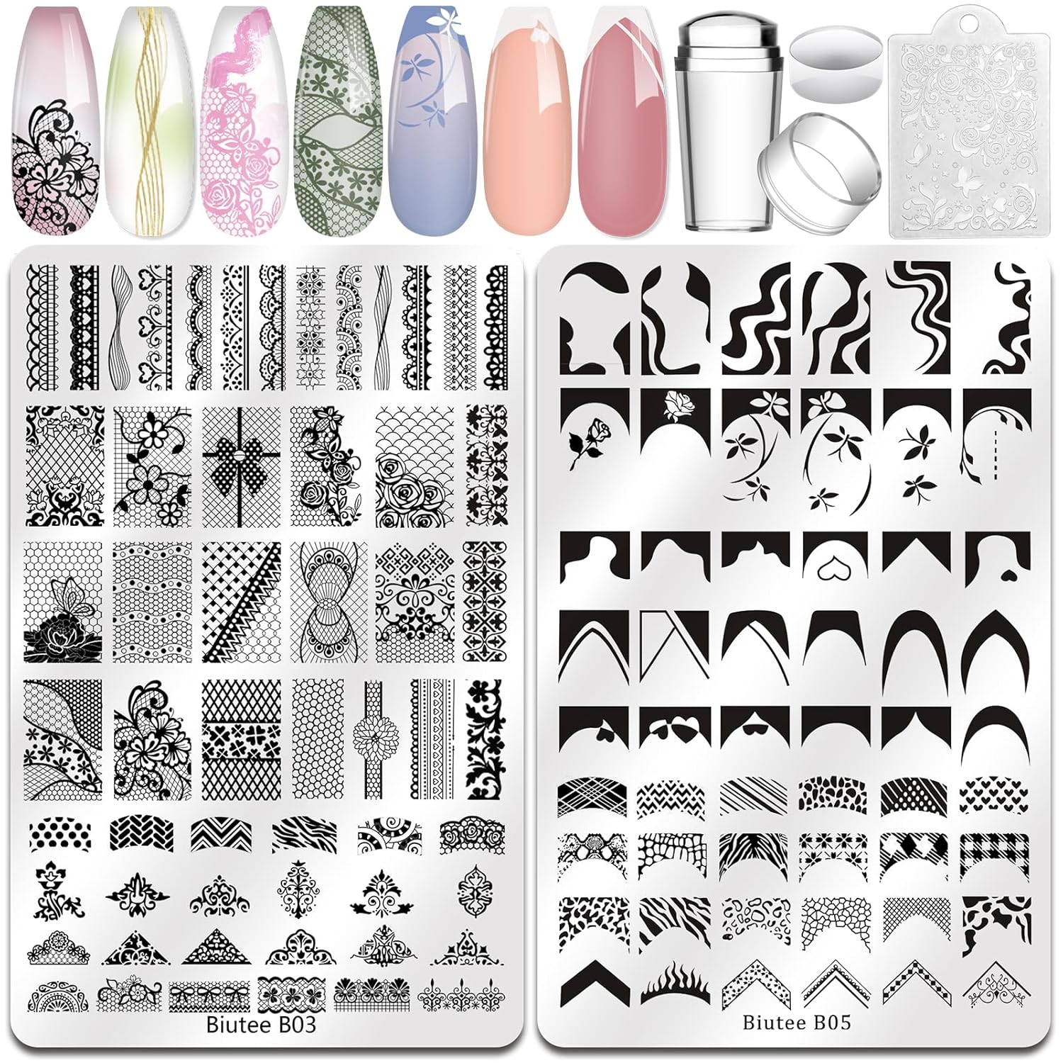 Best Price Patterns Nail Stamp Plate Aztec Nail Art Stencils Tribal Persia Nail Image Plate for DIY Print Manicure Salon Nail Design