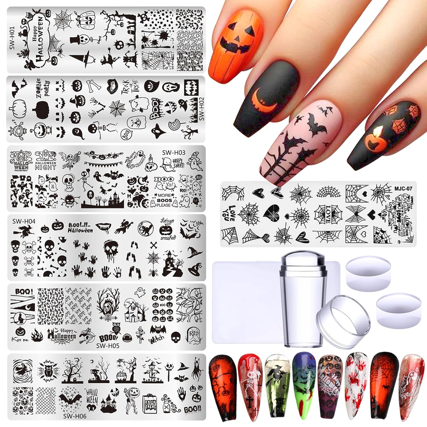 Wholesale Nail Supplier Patterns Plant Theme Nail Stamping Plate Leaves Bush Nail Art Stencils Stainless Steel Plates for Nail Design Print Manicure Salon