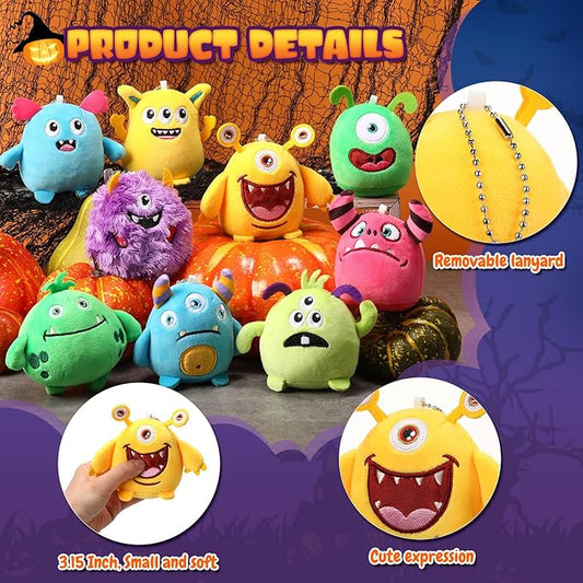 Mini Plush Ornaments Bulk Cute Plush Toys for Baby Shower Birthday Party Decors Gift Bags Fillers Easter Basket Stuffers