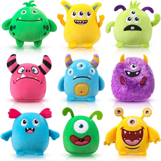 Mini Plush Ornaments Bulk Cute Plush Toys for Baby Shower Birthday Party Decors Gift Bags Fillers Easter Basket Stuffers