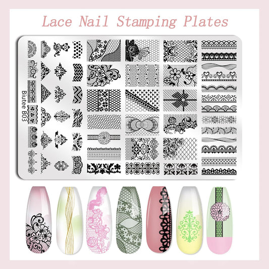 Best Price Patterns Nail Stamp Plate Aztec Nail Art Stencils Tribal Persia Nail Image Plate for DIY Print Manicure Salon Nail Design