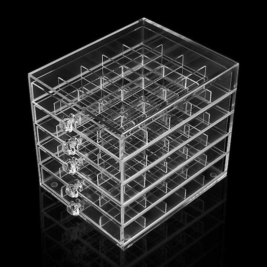 Nail Art Storage Box Case Organize Nail Decorations and Accessories for Home