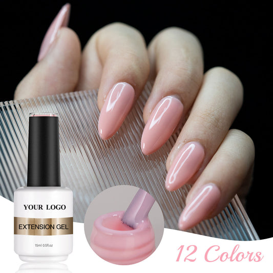 Builder Nail Gel for Thickening Apex Building Strengthener Extension LED/UV Lamp Galaxy Whispers Color DIY Salon for Women