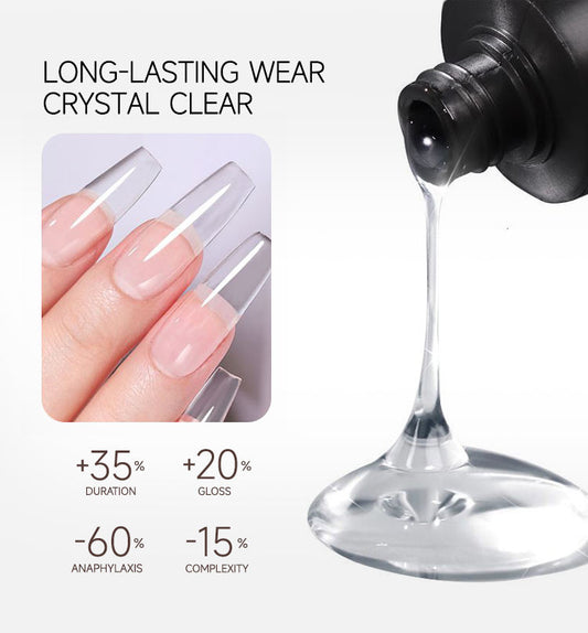 High Quality Long Builder Gel for Nail Extensions, 3D Molding & Sculpting, Strong & Long-Lasting Soak-Off UV/LED Gel, Professional Salon & DIY Nail Art