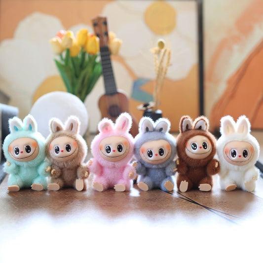 High Quality labubu Doll, Lovely PlushRandom Design Action Figures Collectible Toys Home Decorations, Holiday Birthday Gifts, Single Box